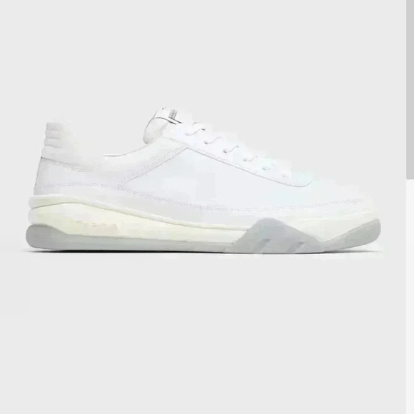 New Theory project leather sneakers sz 41(us 10) - Picture 2 of 4